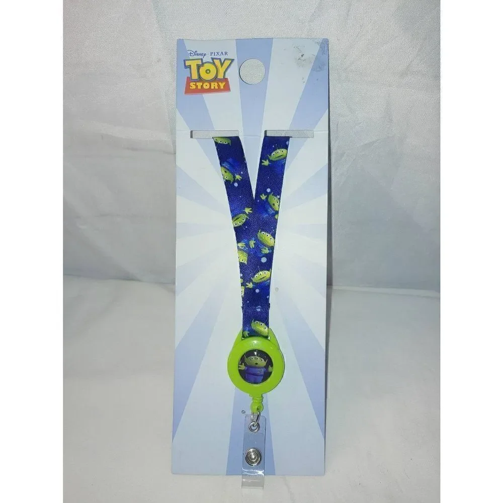 Disney Toy Story Martians Blue/Green Lanyard
